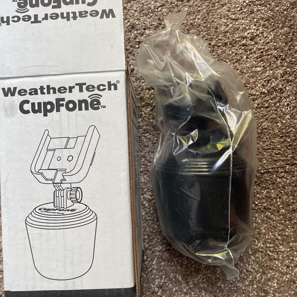 WeatherTech CupFone Black Phone Holder
